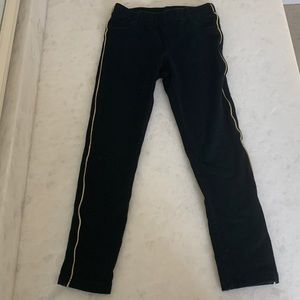 Cat and Jack toddler black gold-striped pants 5T